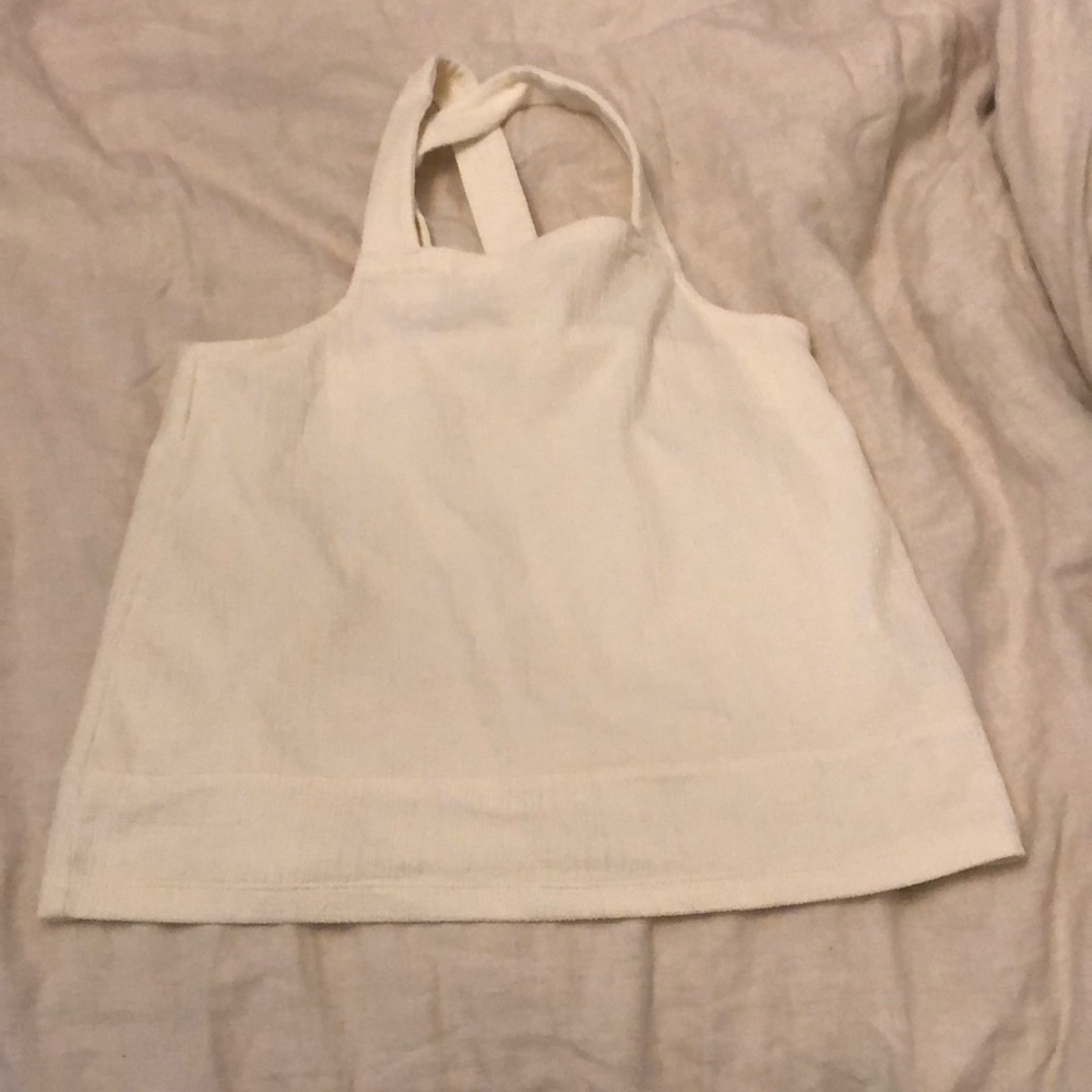 Cream colored madewell tank top